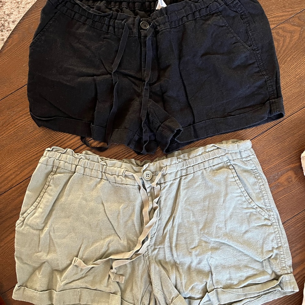 Old navy size 6 linen shorts bundle - Picture 2 of 5
